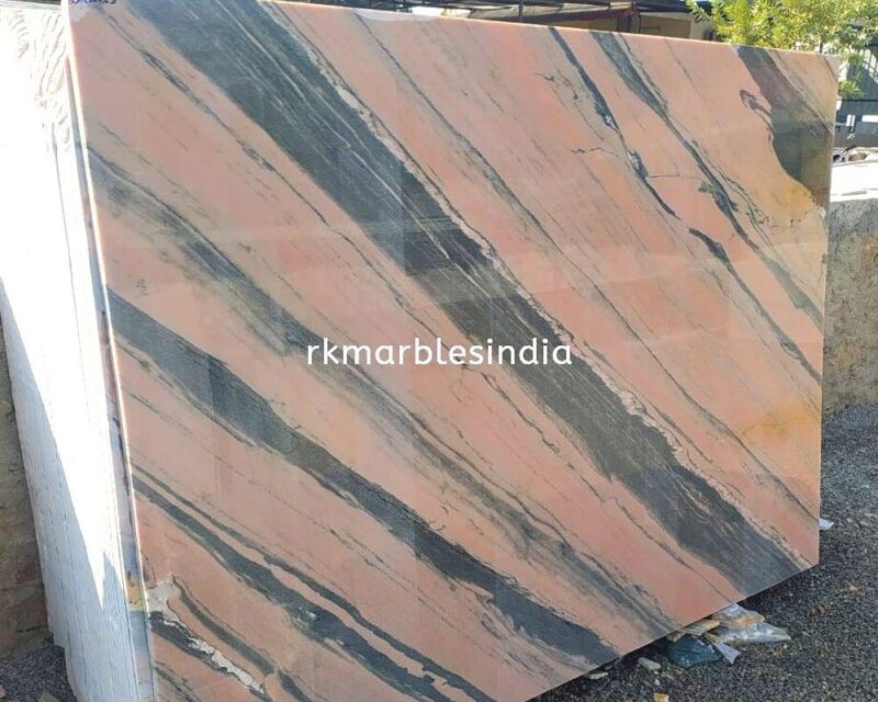 Pink Marble slabs for flooring