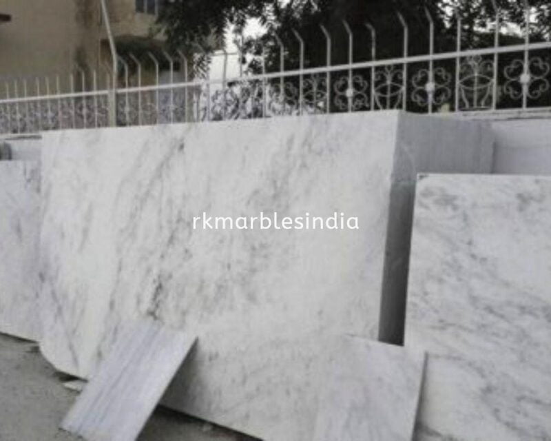 Talai white marble slabs